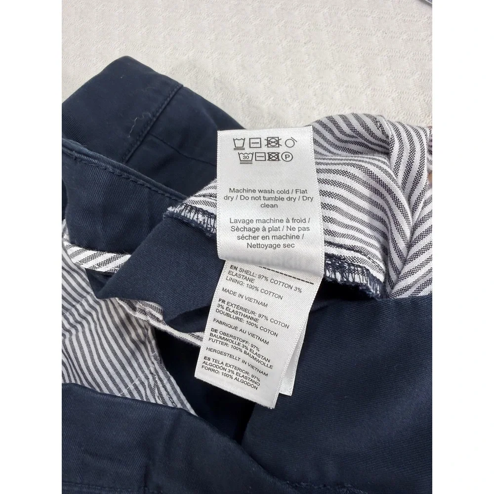 UNTUCKit Chinos Mens 34x32 St. Clair Relaxed Fit Navy Blue Stretch OfficeEUC